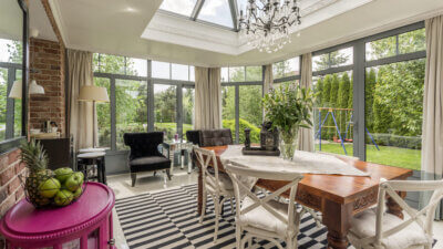 The Many Uses of a Sunroom - dining room